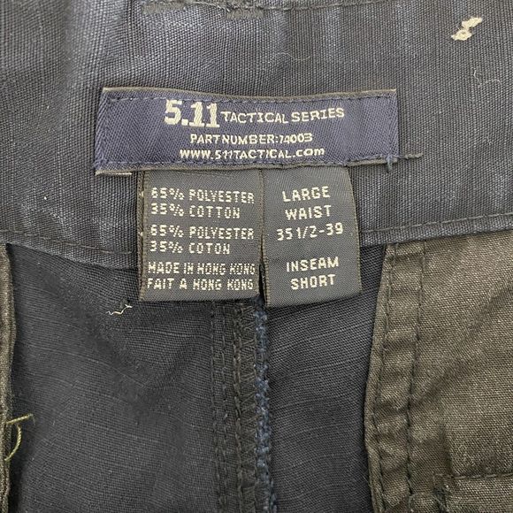 5.11 Tactical Pants Mens 35.5-39 (34x28) Ripstop Cargo Pockets Utility Work Blue - Picture 10 of 13